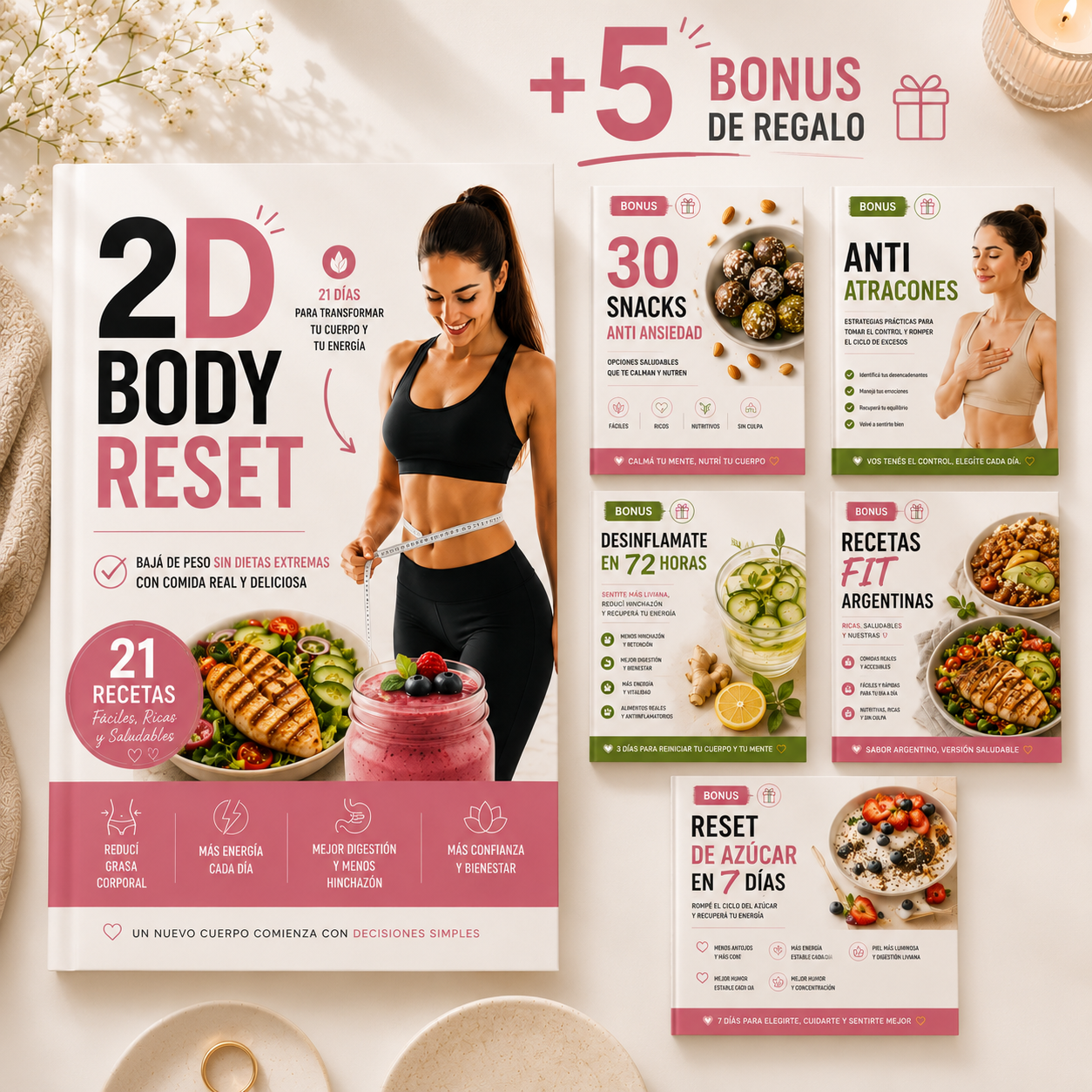 2D BODY RESET — La Fórmula para Verte Mejor, Sentirte Mejor y Comer Sin Culpa